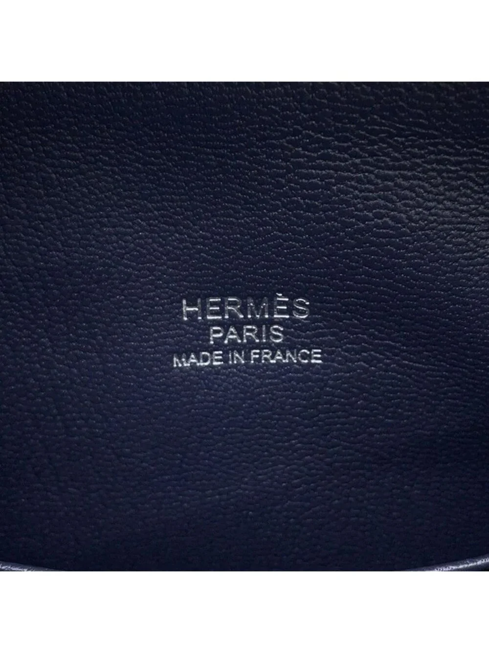 Hermes Shoulder Bag Bolitle Blue Navy Silver Bague Rain Clutch